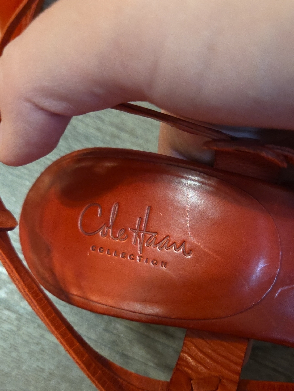 Cole Haan Red Strappy High Heel Sandals - Picture 3 of 10
